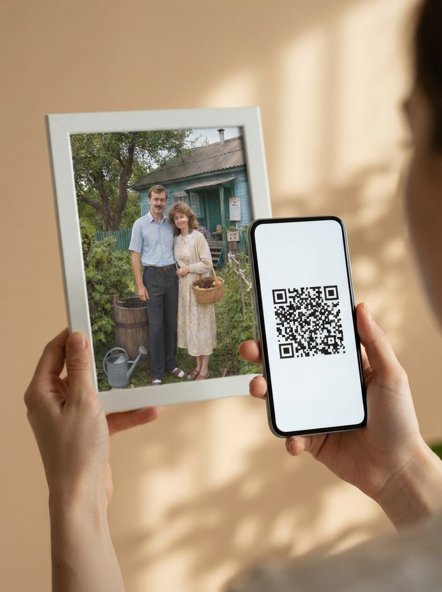 Готовый подарок с QR-кодом